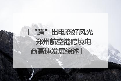 “跨”出电商好风光——郑州航空港跨境电商高速发展综述
