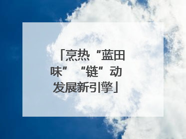 烹热“蓝田味”“链”动发展新引擎