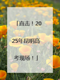 直击！2025年昆明高考现场！