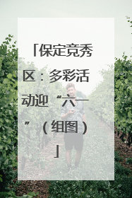 保定竞秀区：多彩活动迎“六一”（组图）