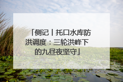 侧记丨托口水库防洪调度：三轮洪峰下的九昼夜坚守