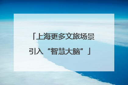 上海更多文旅场景引入“智慧大脑”