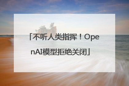 不听人类指挥！OpenAI模型拒绝关闭