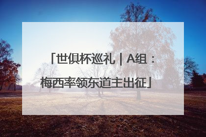 世俱杯巡礼｜A组：梅西率领东道主出征