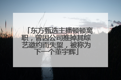 东方甄选主播顿顿离职，曾因公司推掉其综艺邀约而失望，被称为下一个董宇辉