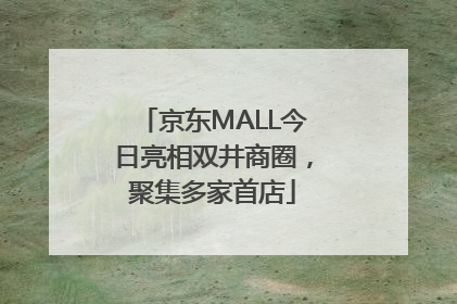 京东MALL今日亮相双井商圈，聚集多家首店