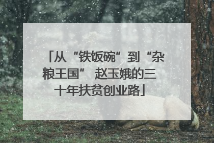 从“铁饭碗”到“杂粮王国” 赵玉娥的三十年扶贫创业路