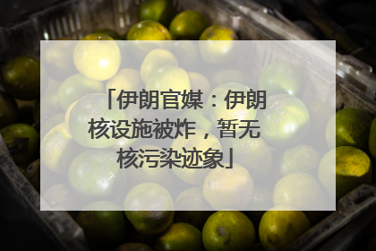 伊朗官媒：伊朗核设施被炸，暂无核污染迹象