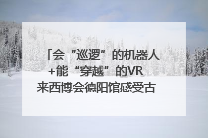 会“巡逻”的机器人+能“穿越”的VR 来西博会德阳馆感受古蜀文明与现代智造的时空对话｜西博视界