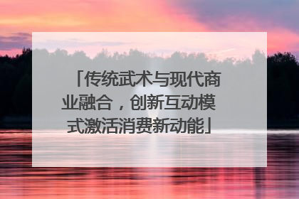 传统武术与现代商业融合，创新互动模式激活消费新动能