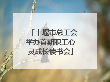 十堰市总工会举办首期职工心灵成长读书会