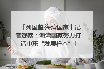 列国鉴·海湾国家丨记者观察：海湾国家努力打造中东“发展样本”