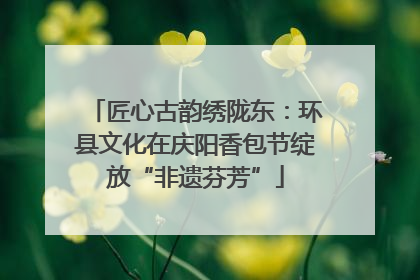 匠心古韵绣陇东：环县文化在庆阳香包节绽放“非遗芬芳”