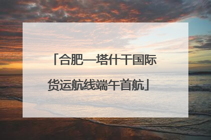 合肥—塔什干国际货运航线端午首航