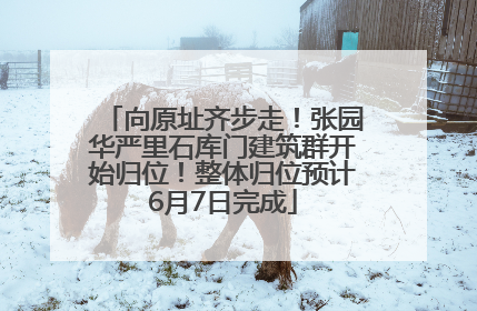 向原址齐步走！张园华严里石库门建筑群开始归位！整体归位预计6月7日完成