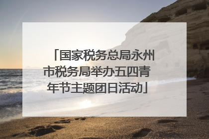 国家税务总局永州市税务局举办五四青年节主题团日活动