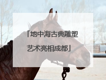 地中海古典雕塑艺术亮相成都