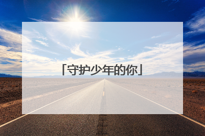 守护少年的你