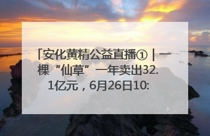 安化黄精公益直播①｜一棵“仙草”一年卖出32.1亿元，6月26日10:00新湖南直播揭秘安化黄精变黄金的“密码”