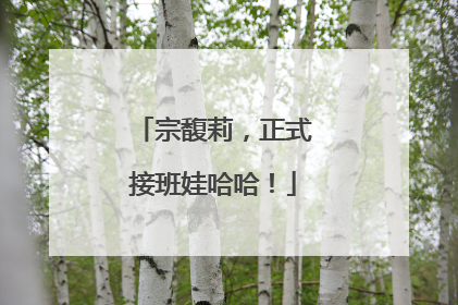 宗馥莉，正式接班娃哈哈！