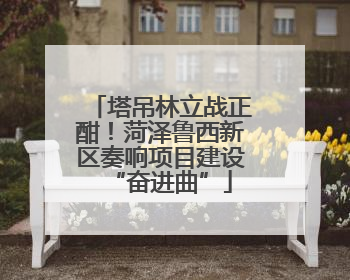 塔吊林立战正酣！菏泽鲁西新区奏响项目建设“奋进曲”