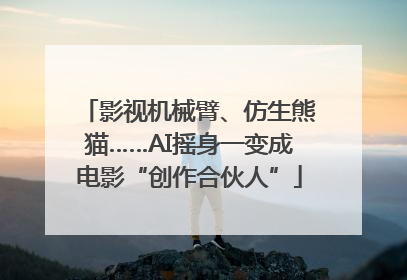 影视机械臂、仿生熊猫……AI摇身一变成电影“创作合伙人”