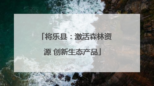 将乐县：激活森林资源 创新生态产品
