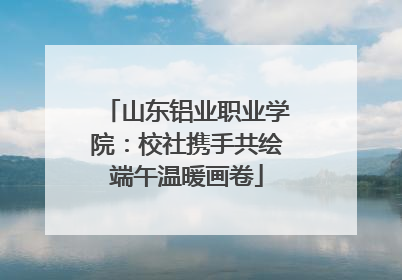 山东铝业职业学院：校社携手共绘端午温暖画卷