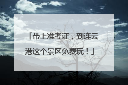 带上准考证，到连云港这个景区免费玩！