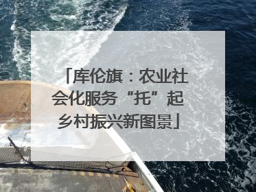 库伦旗：农业社会化服务“托”起乡村振兴新图景