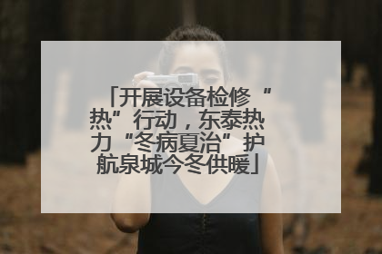 开展设备检修“热”行动，东泰热力“冬病夏治”护航泉城今冬供暖