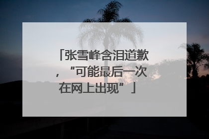 张雪峰含泪道歉，“可能最后一次在网上出现”