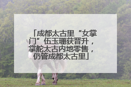 成都太古里“女掌门”伍玉珊获晋升，掌舵太古内地零售，仍管成都太古里