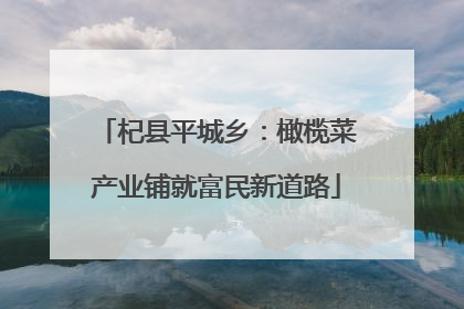 杞县平城乡：橄榄菜产业铺就富民新道路