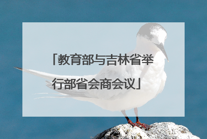教育部与吉林省举行部省会商会议