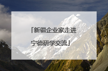 新疆企业家走进宁德研学交流