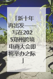 新十年 再出发——写在2025郑州跨境电商大会即将举办之际