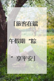 旅客在端午假期“粽”享平安