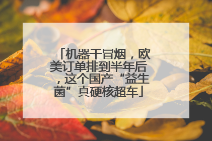 机器干冒烟，欧美订单排到半年后，这个国产“益生菌”真硬核超车