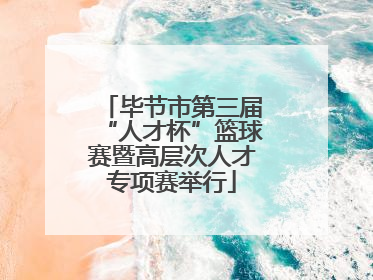 毕节市第三届“人才杯”篮球赛暨高层次人才专项赛举行