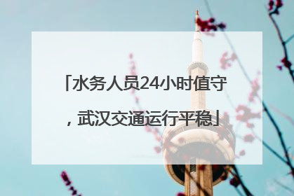 水务人员24小时值守，武汉交通运行平稳