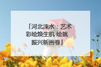 河北涞水：艺术彩绘焕生机 绘就振兴新画卷