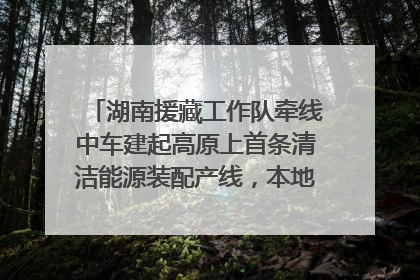 湖南援藏工作队牵线中车建起高原上首条清洁能源装配产线，本地大学生成车间检验员