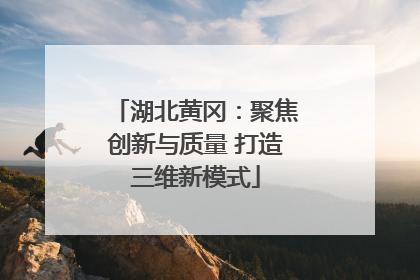 湖北黄冈：聚焦创新与质量 打造三维新模式