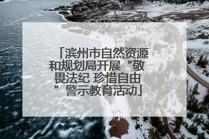 滨州市自然资源和规划局开展“敬畏法纪 珍惜自由”警示教育活动