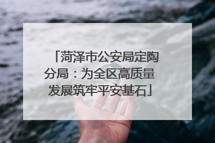 菏泽市公安局定陶分局：为全区高质量发展筑牢平安基石