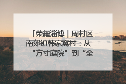 荣耀淄博｜周村区南郊镇韩家窝村：从“方寸庭院”到“全域文明”，乡村振兴的“美学革命”