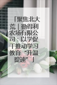 聚焦北大荒｜勤得利农场有限公司：以学促干推动学习教育“升温提速”