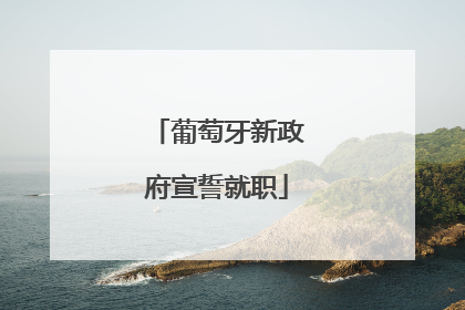 葡萄牙新政府宣誓就职