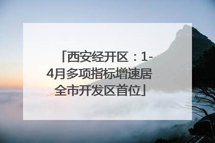西安经开区：1-4月多项指标增速居全市开发区首位